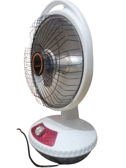 300 Watts Electric Fan Heater with to 2 performances 300 Watts and 600 along with 12 Inch Reflector Dish