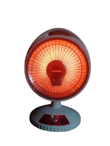 300 Watts Electric Fan Heater with to 2 performances 300 Watts and 600 along with 12 Inch Reflector Dish
