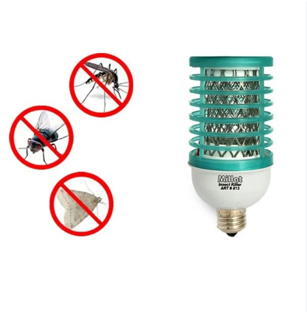 Mosquito Insect Killer Bulb / Lamp, UV LED Electronic Pest control with light, baby care, Outdoor Bug Zapper,